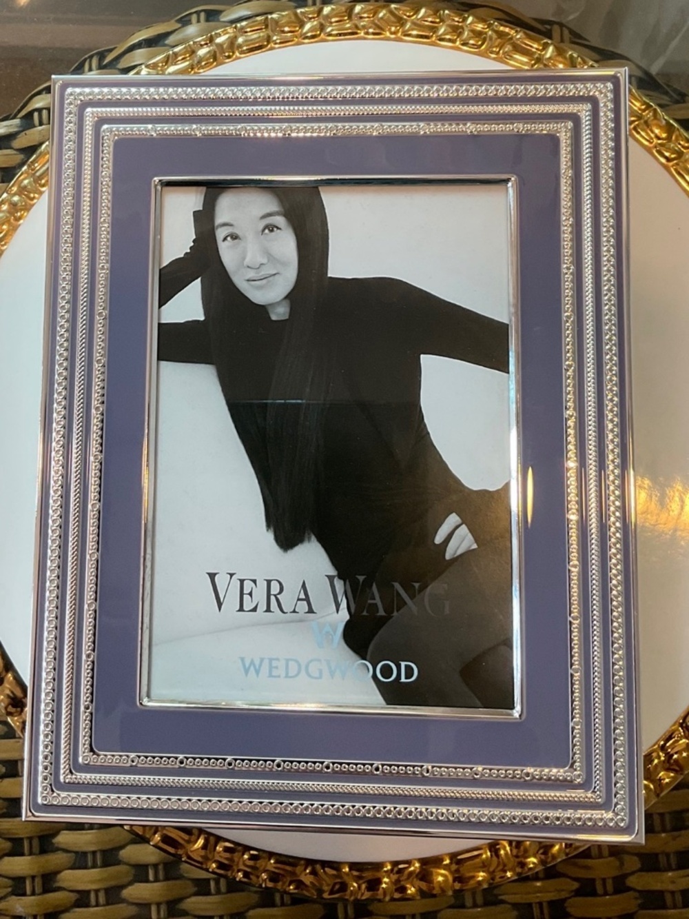 Vera Wang Wedgwood Rare Silver Plated Frame NWOT